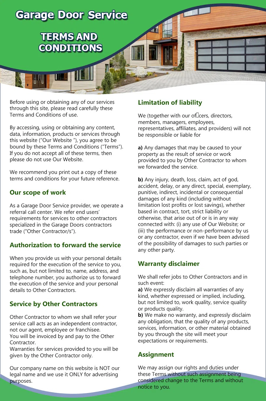 Neighborhood Garage Door Summit, IL 708-329-6151